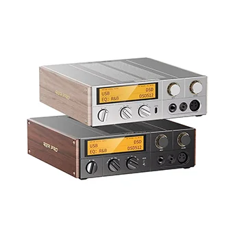 FiiO K17 R2R DAC/Amp ตั้งโต๊ะ Class AB แบบ R2R PRO 24+5 บิต รองรับ Qplay/NAS/Roon Ready/Airplay/MQA [Black/Silver]