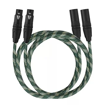 FiiO LINK-XLR1 สายสัญญาณเสียงอนาล็อก XLR ตัวผู้ เป็น XLR ตัวเมีย [150 CM.]