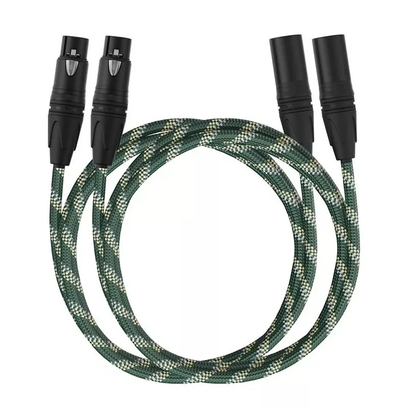 FiiO LINK-XLR1 สายสัญญาณเสียงอนาล็อก XLR ตัวผู้ เป็น XLR ตัวเมีย [150 CM.]